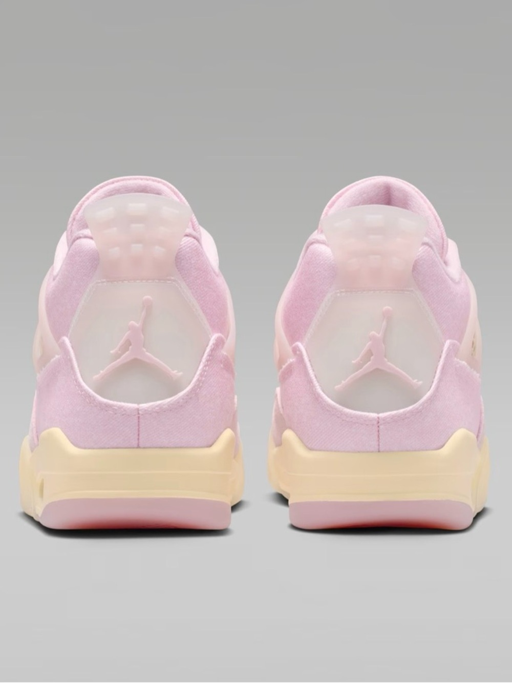 Jordan Low-Top Sneakers in Pastel Pink and Cream